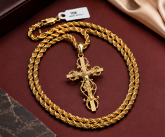 Buy 10K 14K Cuban Chain Rope Chain in Texas USA–My Elite Jeweler
