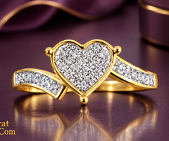 Shop 10K 14K Diamond Gold Ring for Women in Texas USA–10 Karat Gold